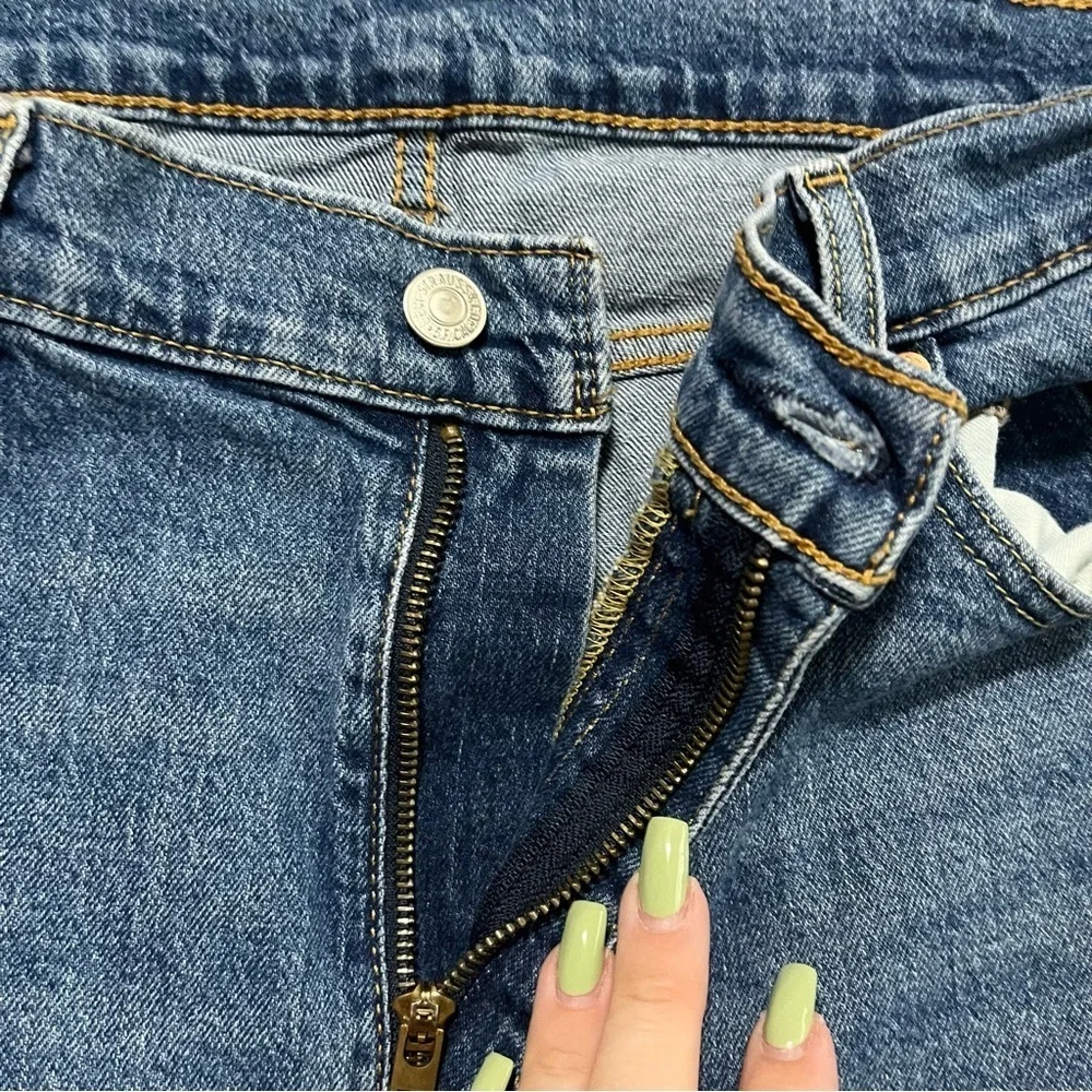 Levi's 505 Relaxed Fit Blue Jeans for Men Size 38x30 Classic Country Streetwear